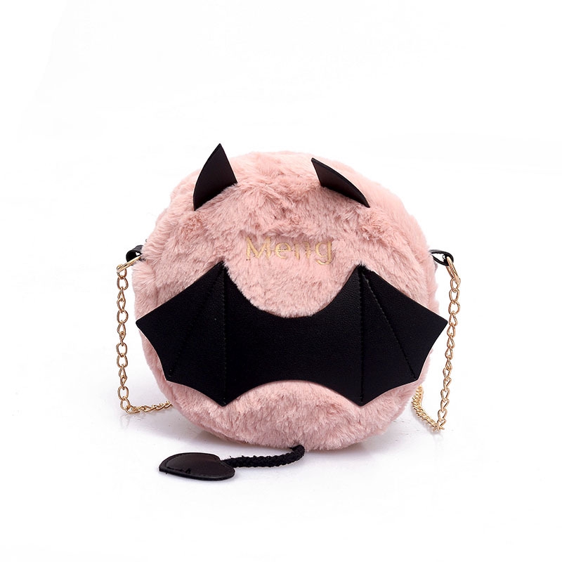 furry sling bag