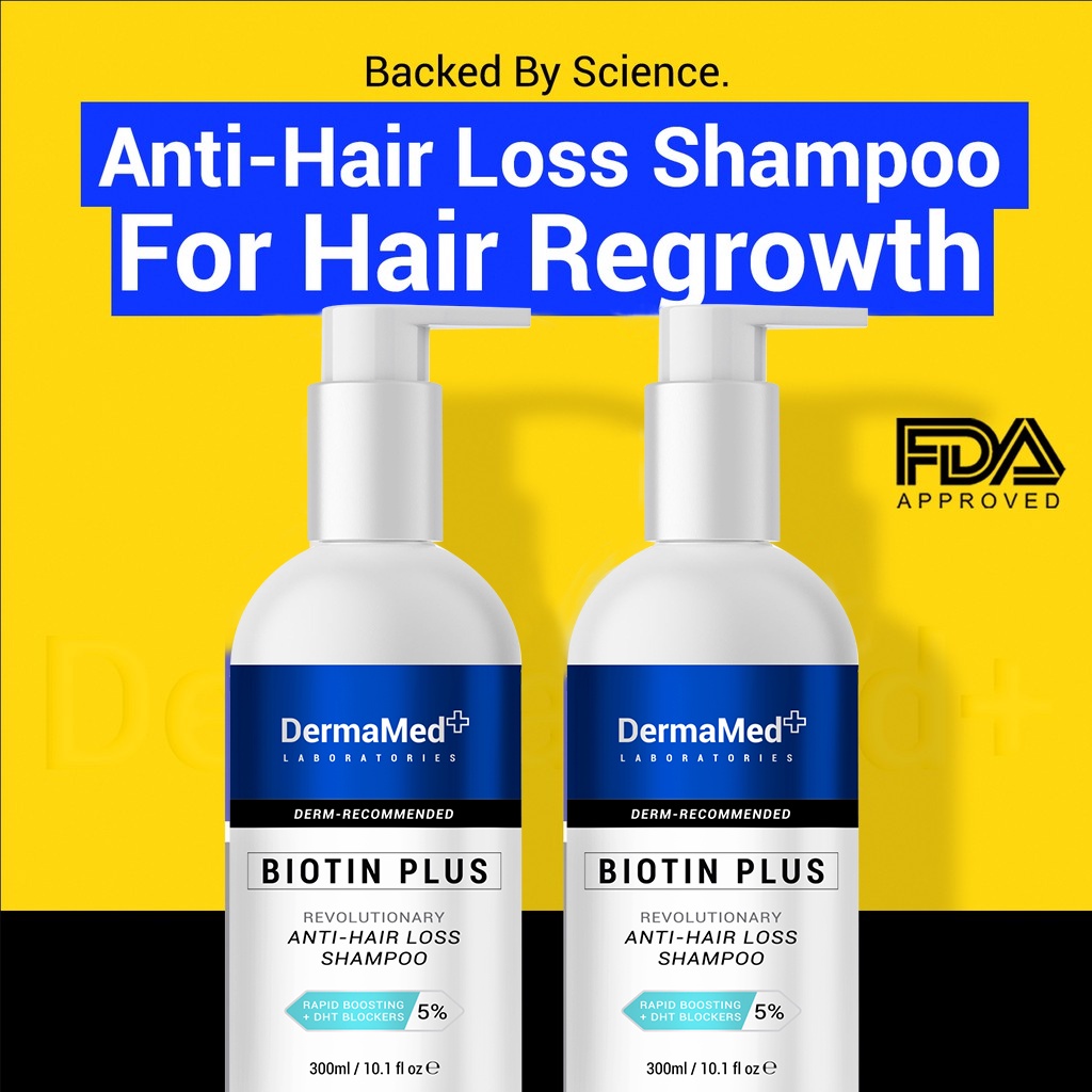 BIOTIN PLUS DHT Blocker Hair Growth Shampoo ELIXIL 5% | Stop Hair Loss ...