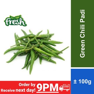 Image of Green Chili Padi (Cili Padi Hijau) (+/-100g) [Fresh Produce]