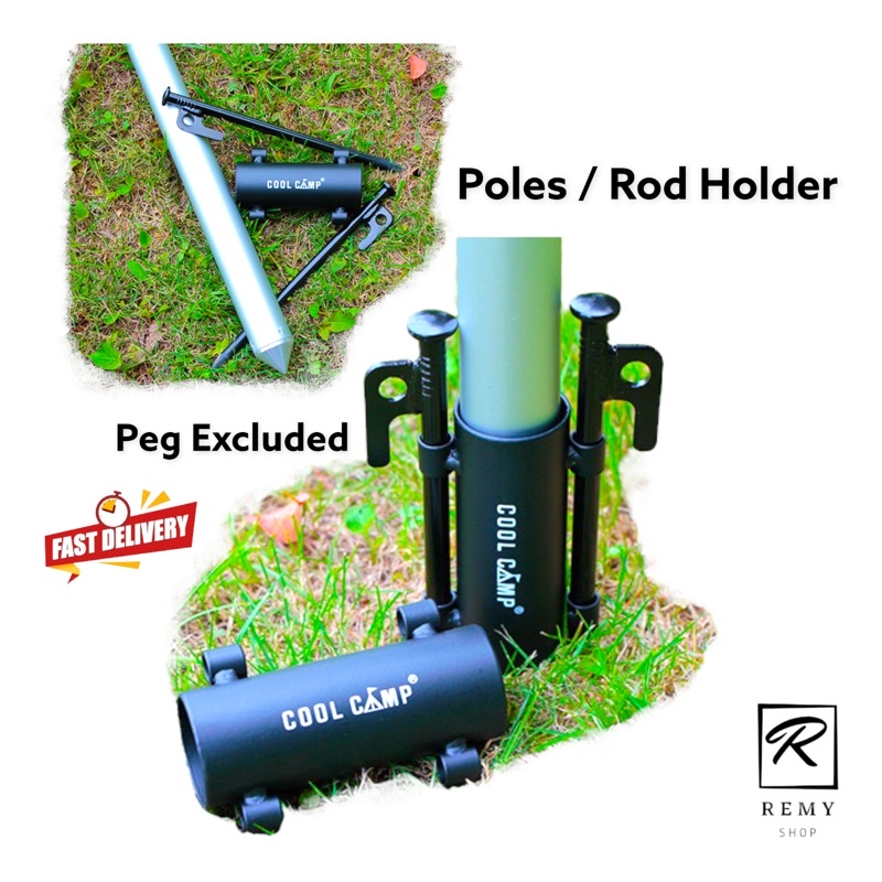 Camping Fixed Tube Holder Flysheet Poles Canopy Camping Tent Awning Tarp Rod Holder Ori Tent
