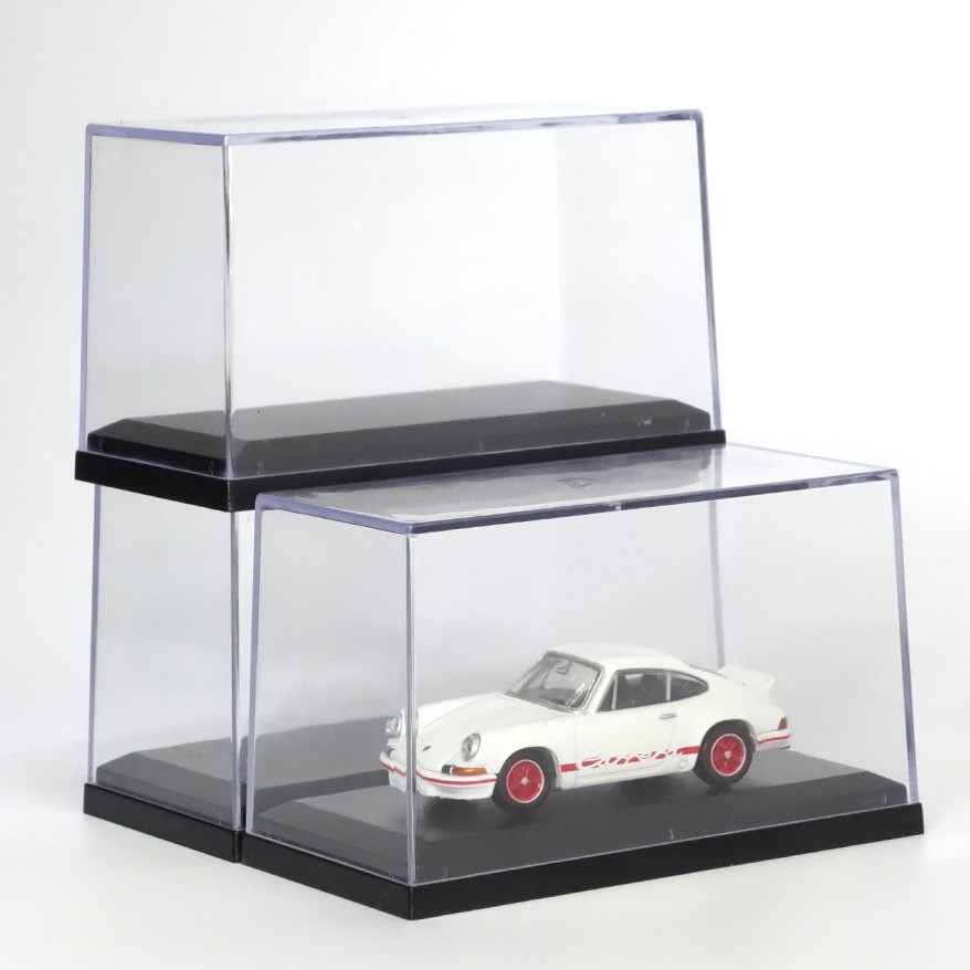 25Pcs Clear 1/64 Scale Diecast Model For Matchbox Tomica Car Display Case BOX