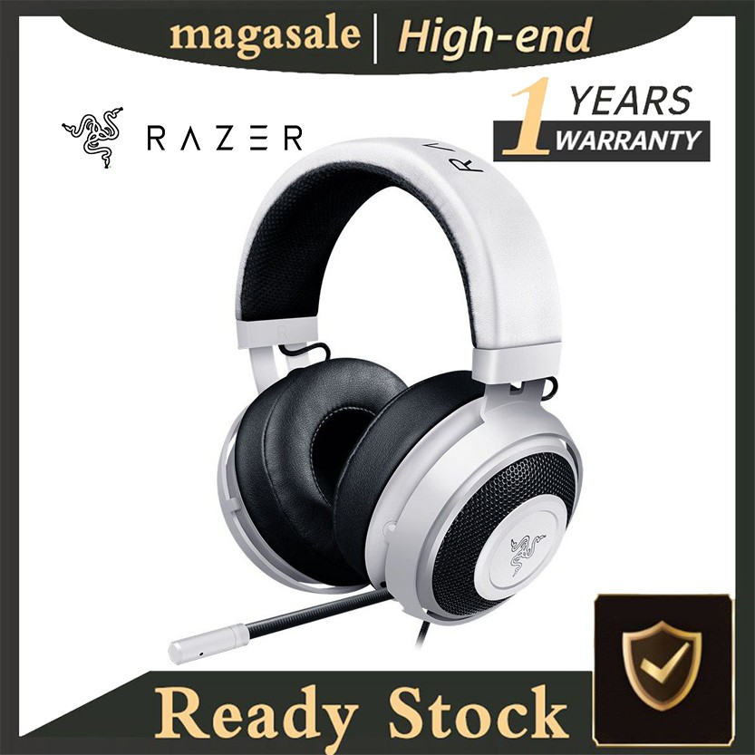 Original Razer Kraken Pro V2 White Over-Ear Gaming Headphone Headset Earphone with Microphone