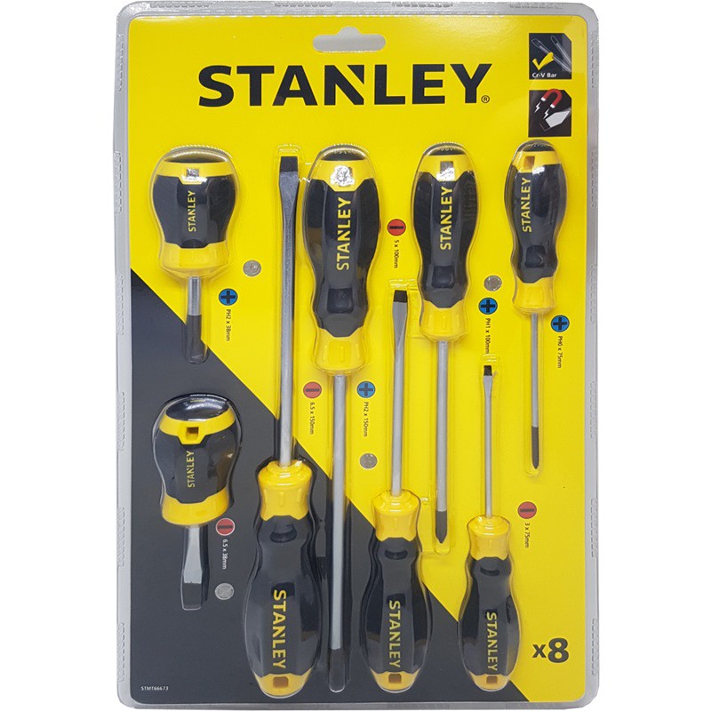 STANLEY STMT66673 Cushion Grip 2 Screwdriver Set Shopee Malaysia