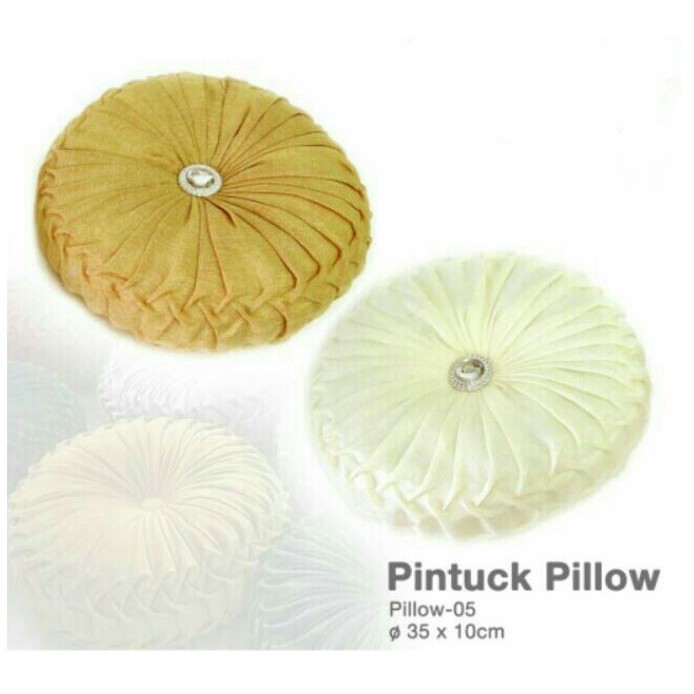 Bantal Pengantin Pintuck Gold /Silver/Cream Pillow Soft and Comfortable