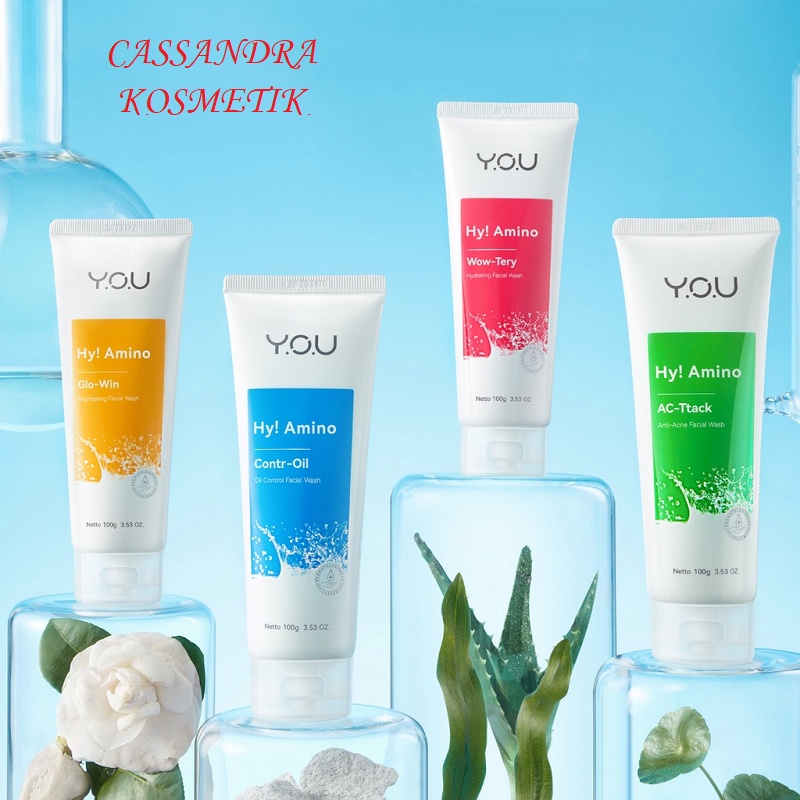 You HY! Amino FACIAL WASH 100GR ALL VARIAN ORIGINAL BPOM Shopee