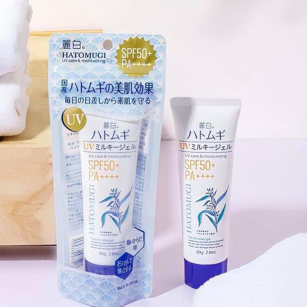 Hatomugi Japanese Day Cream Moisturizing, Brightening Skin, Hatomugi UV Care & Moisturizing