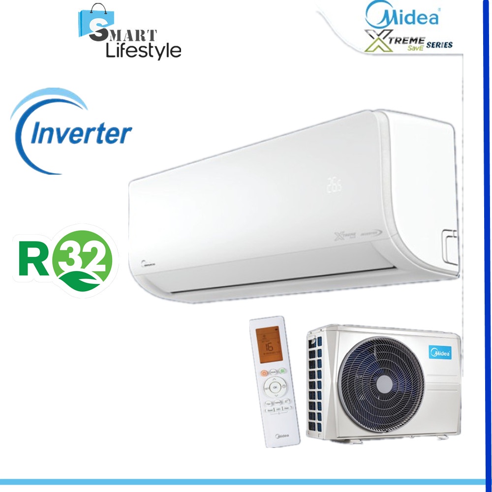 Midea 1HP R32 Inverter Air Conditioner MSXS10CRDN8 / MSAF10CRDN8