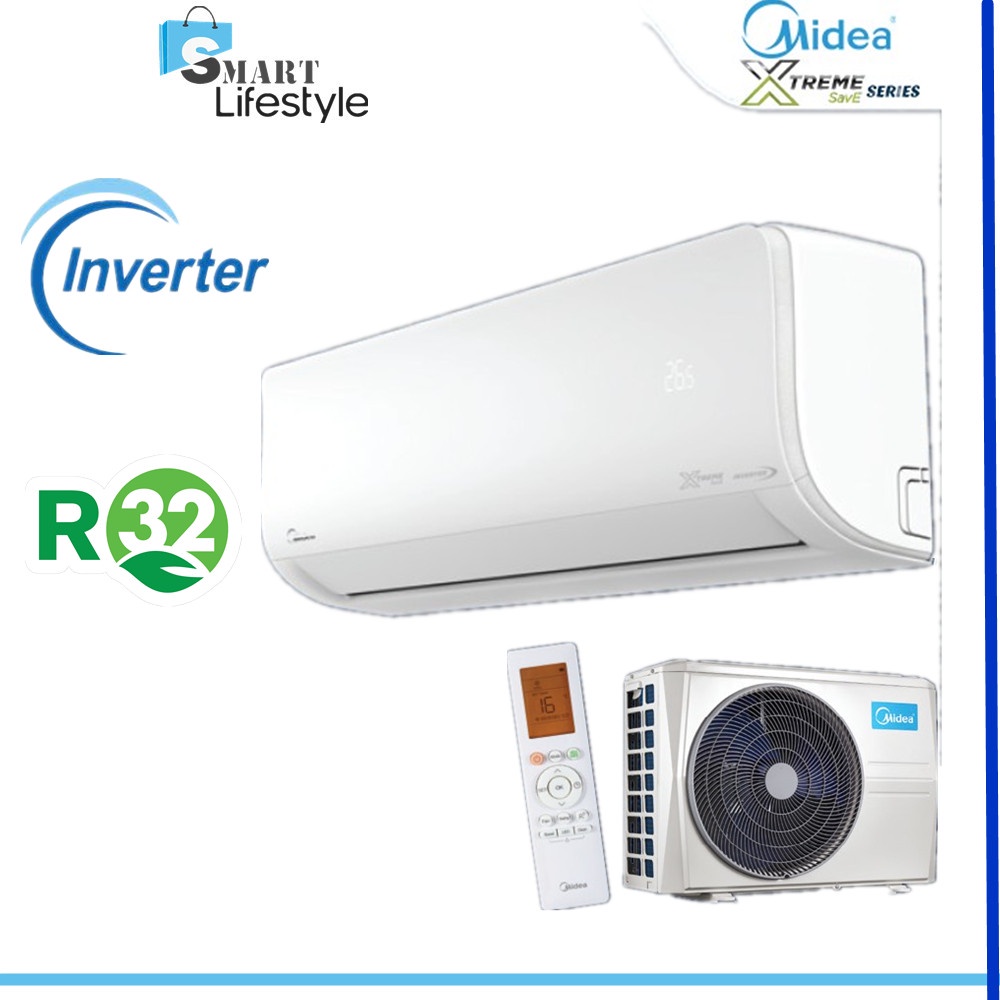 Midea 1hp R32 Inverter Air Conditioner Msxs 10crdn8 Msaf 10crdn8 Shopee Malaysia 5470