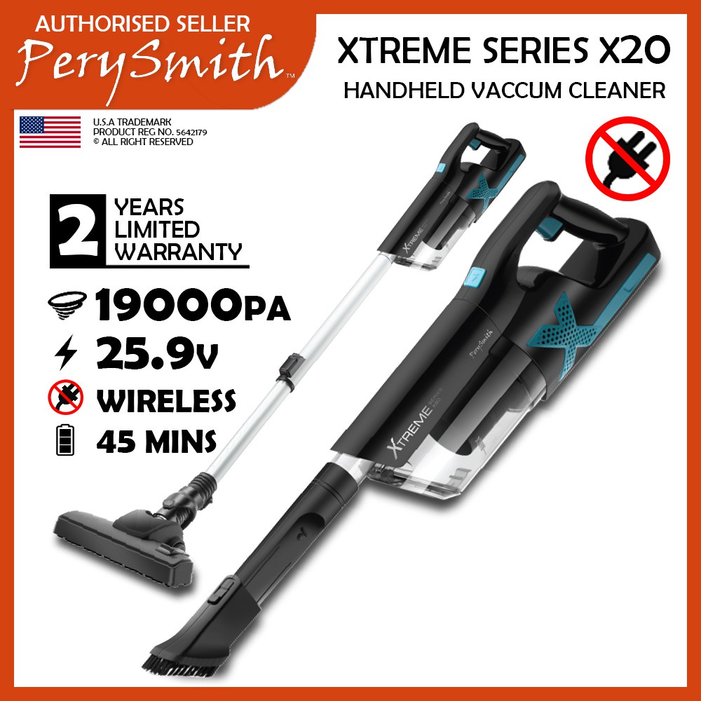 Perysmith Wireless/Cordless Vacuum Cleaner XTREME series X20 PRO