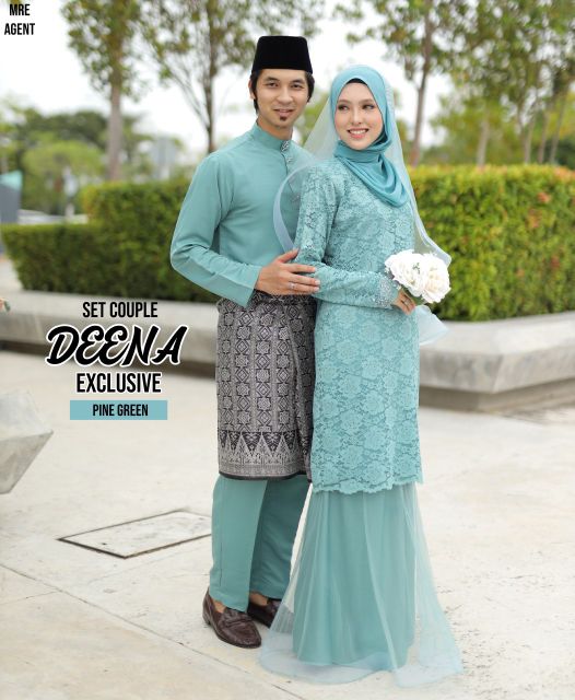 Baju Pengantin Dusty Green