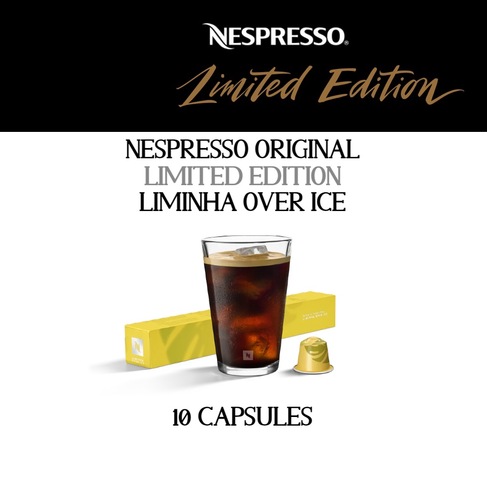 NESPRESSO Original Limited Edition "LIMINHA OVER ICE" Coffee Capsules