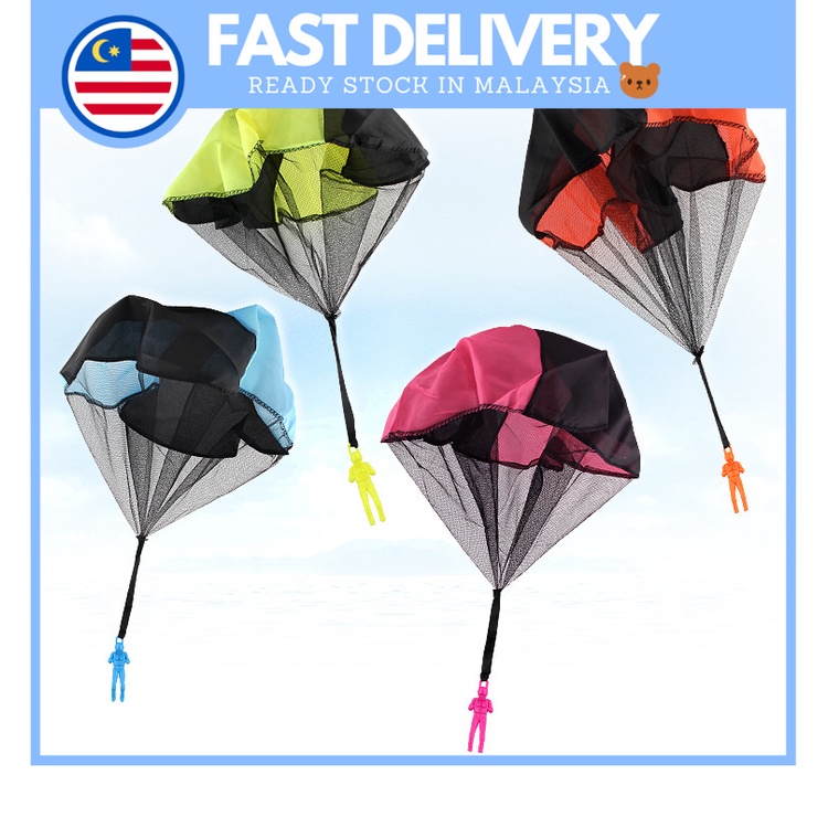 Ready Stock Hand Throwing Mini Soldier Parachute Funny Toy Kid Outdoor Game Play Mainan Askar Payung Terjun Shopee Malaysia