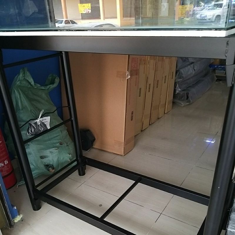 Aquarium Double Stand Kaki Besi (Dismantle) Shopee Malaysia