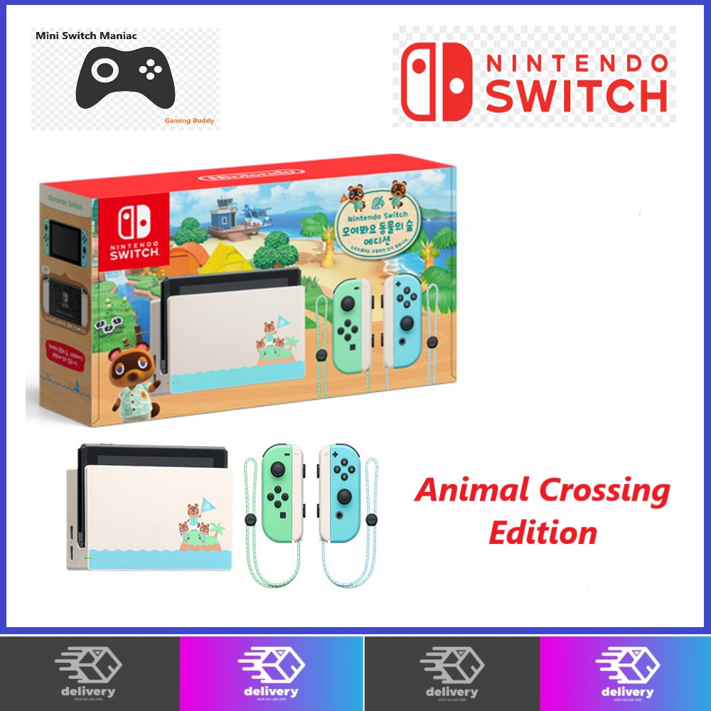 nintendo switch animal crossing new horizons edition stock