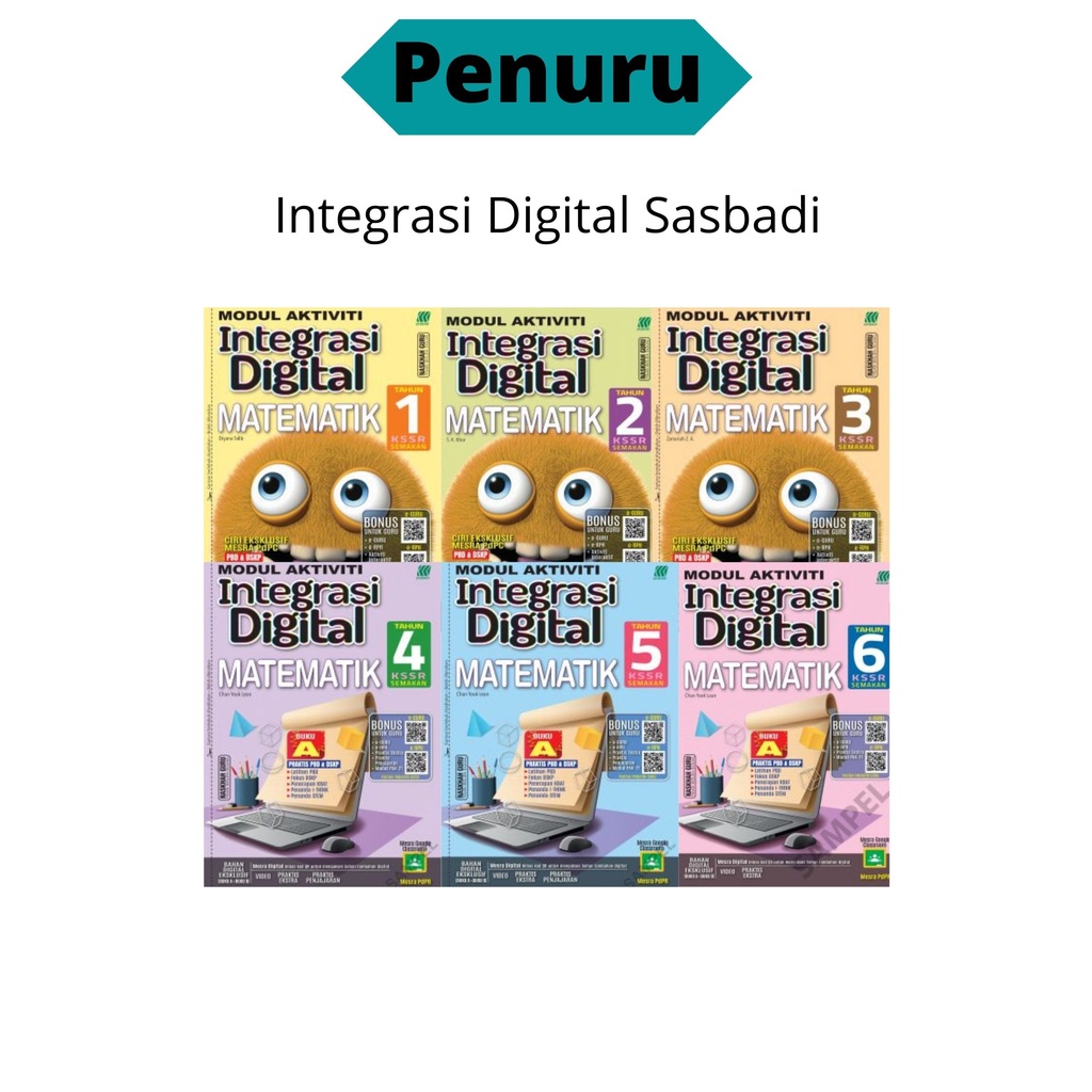 Modul Aktiviti Integrasi Digital Matematik Sasbadi Darjah 1, 2, 3, 4, 5