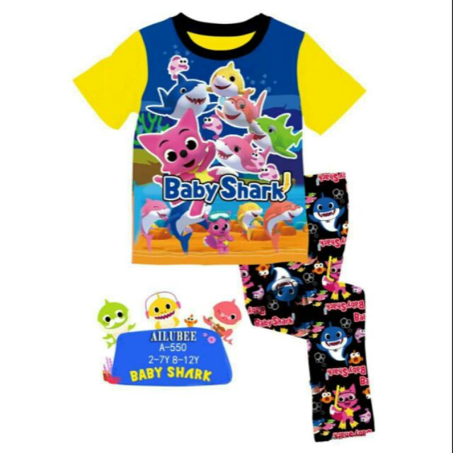 Pijama baby shark doo doo | Shopee Malaysia - 640 x 640 jpeg 49kB