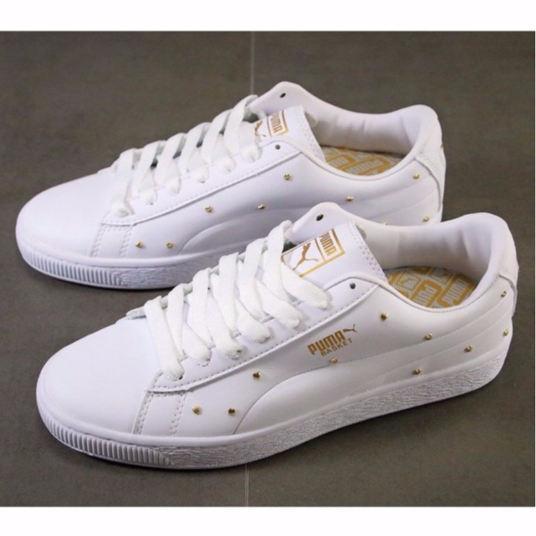 puma basket studs women's sneakers