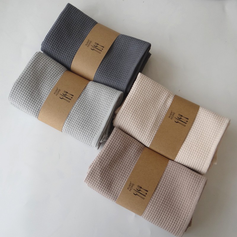 solid color tea towels