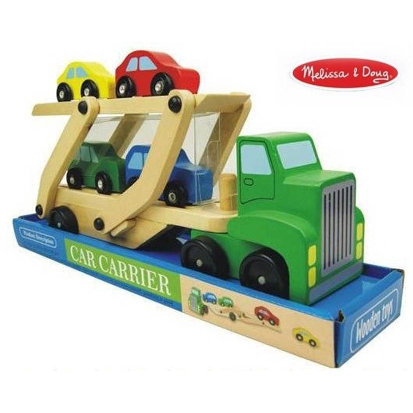 melissa and doug truck with cars