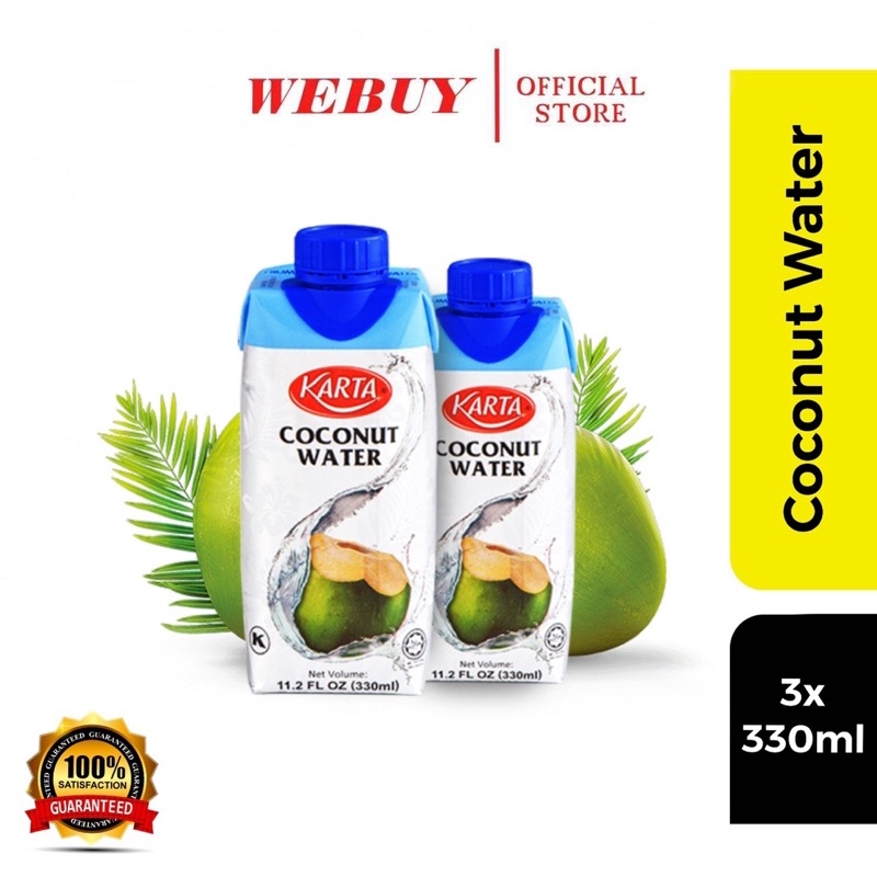 Karta Coconut Water 330ml Shopee Malaysia