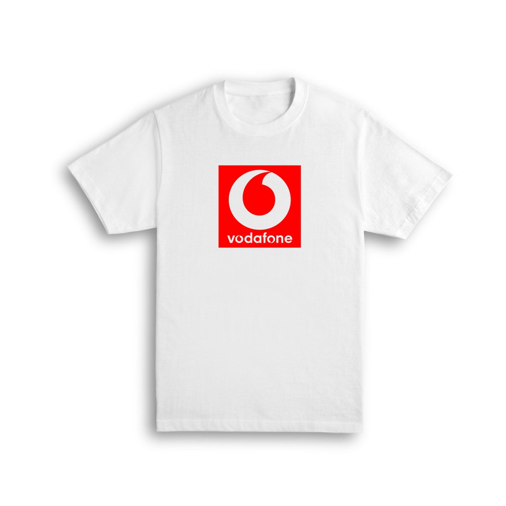 LOGO DESIGN READYSTOCK VODAFONE BRAND FASHION STYLO UNISEX MEN WOMAN Baju Murah Design Terkini High Quality G0147