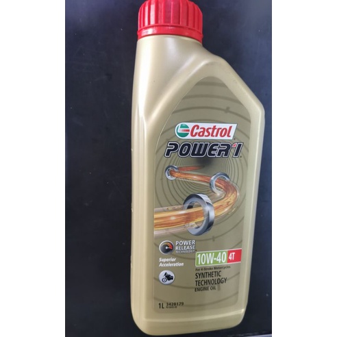 Castrol Power1 10W-40 4T Oil 1L | Shopee Malaysia