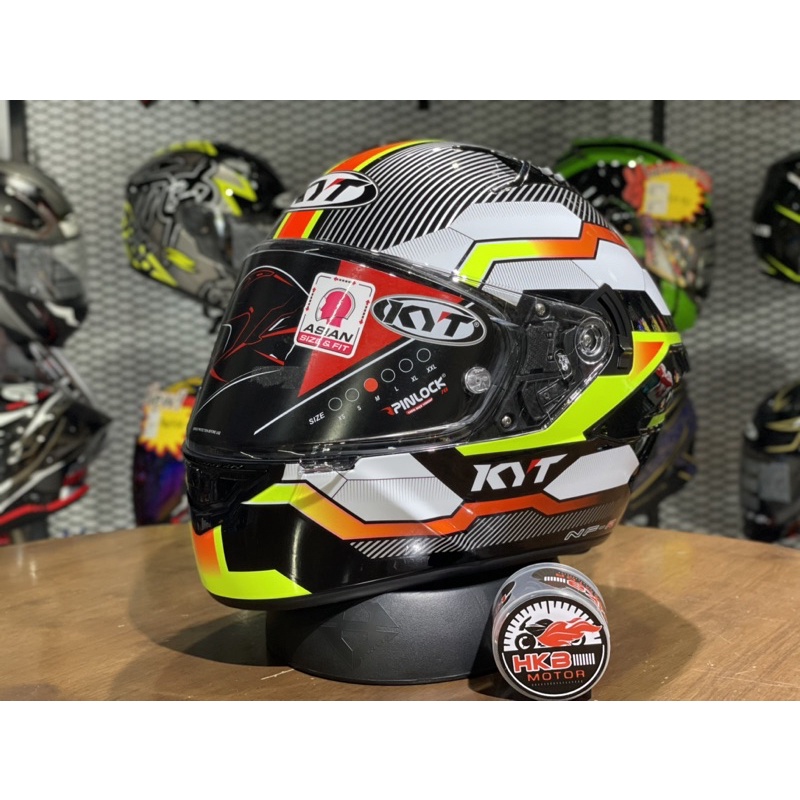 KYT NFR HEXAGON Yellow Double Visor 100% Original | Shopee Malaysia