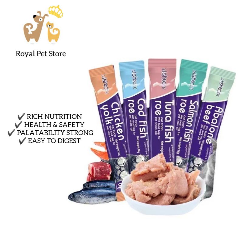 Ishtar High Calcium Cat Treat Cat Stick Cat Food Makanan K.. Cat