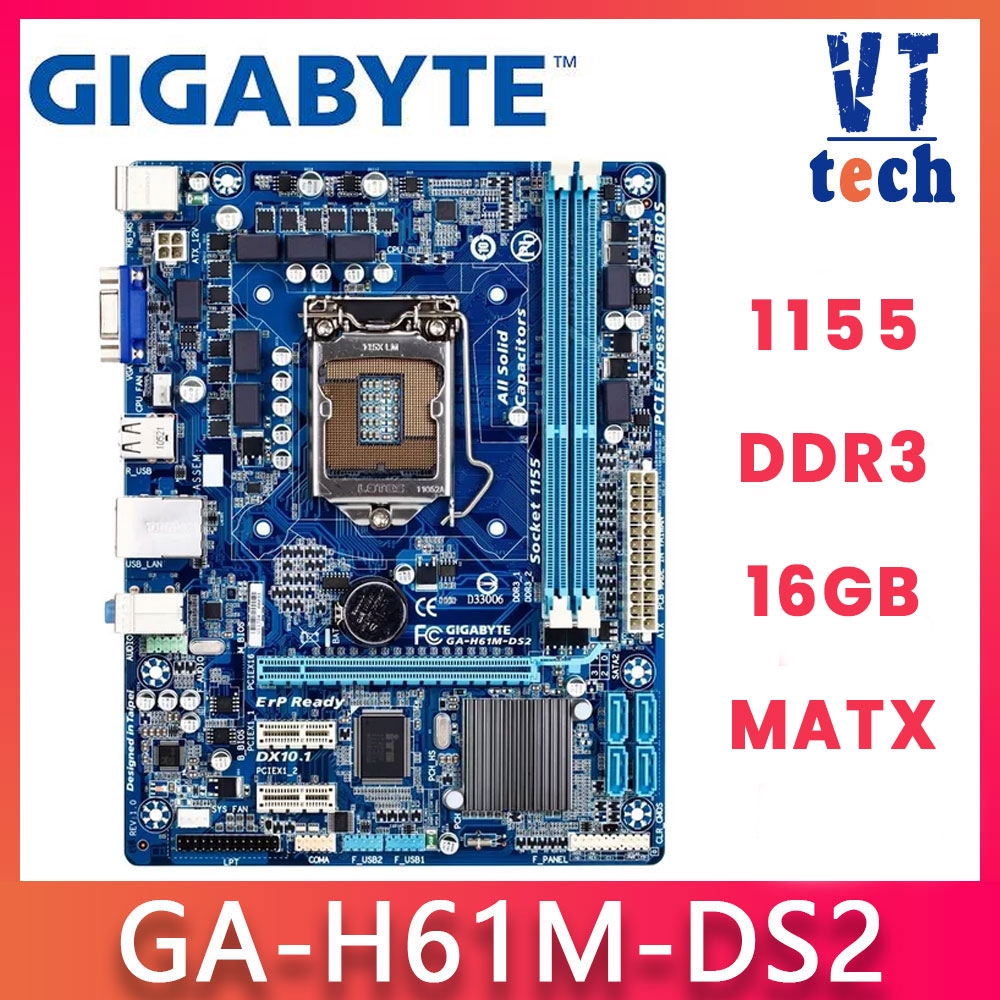 Gigabyte ga h61m ds2 какая видеокарта подойдет