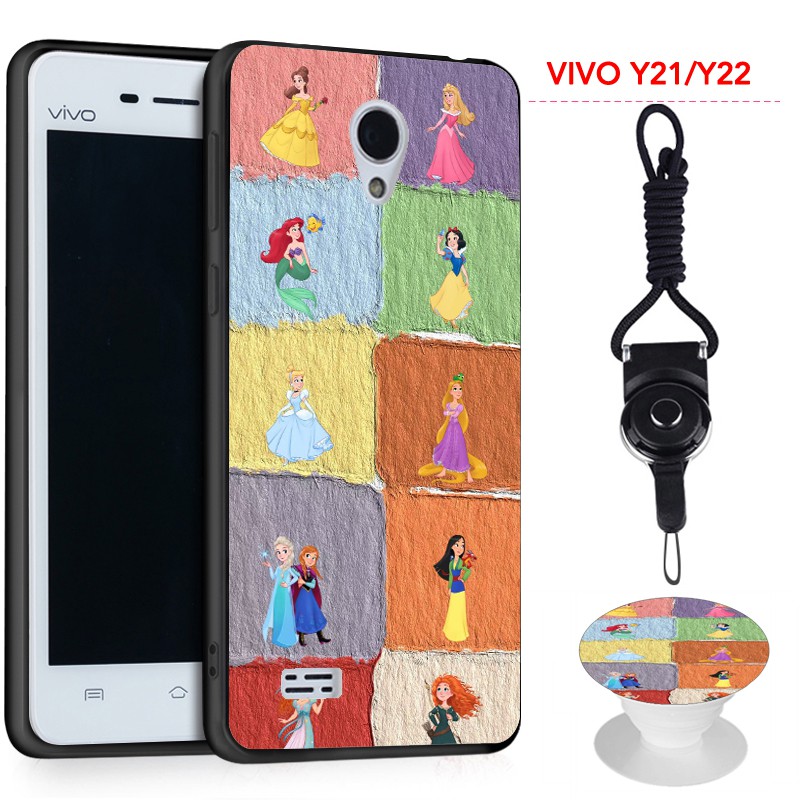 Buy Cartoon Phone Case For Vivo Y21 Y22 Y25 Hand Phone For Vivo Back Cover With The Same Pattern Airbag Phone Bracket And A Roper Seetracker Malaysia