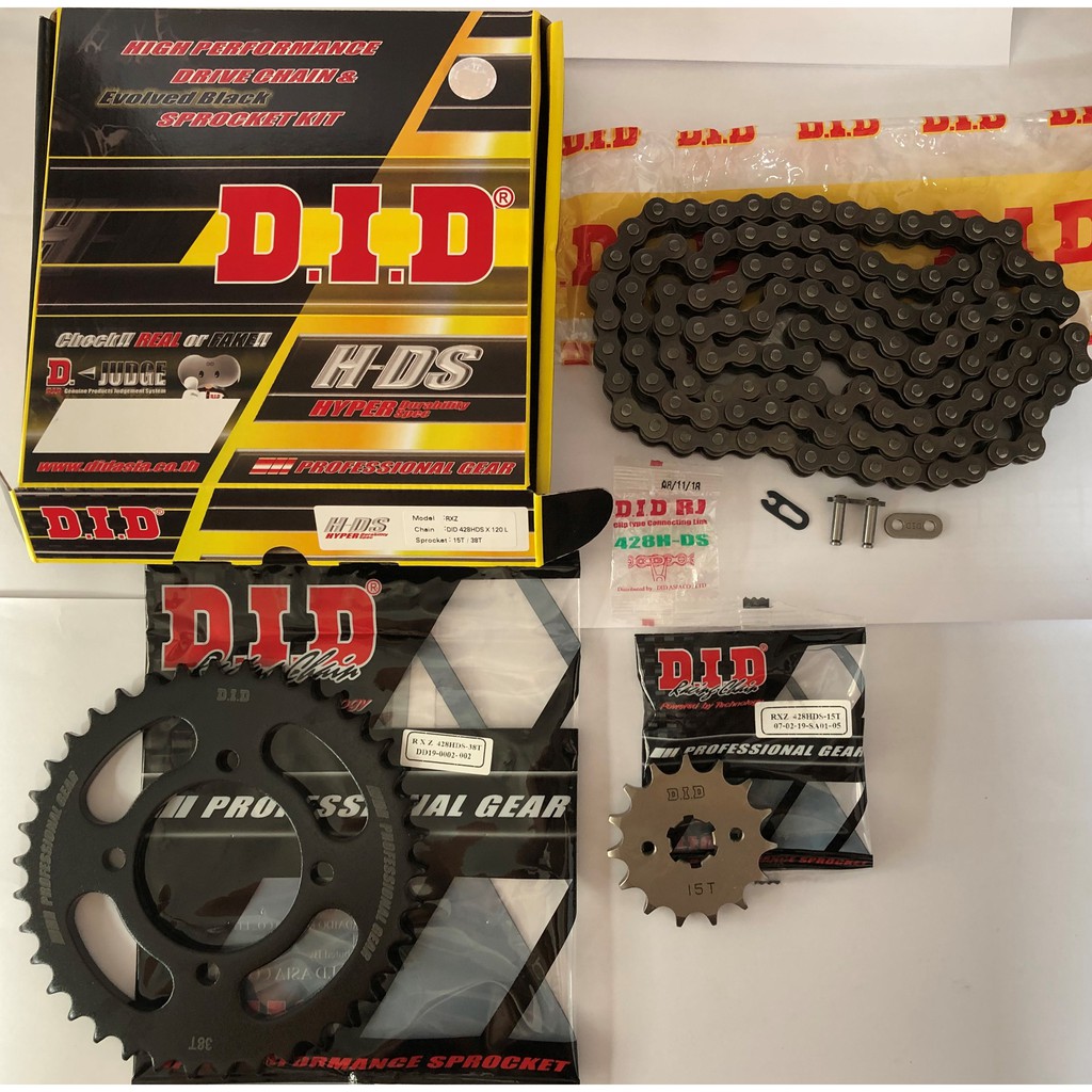 yamaha rxz chain sprocket