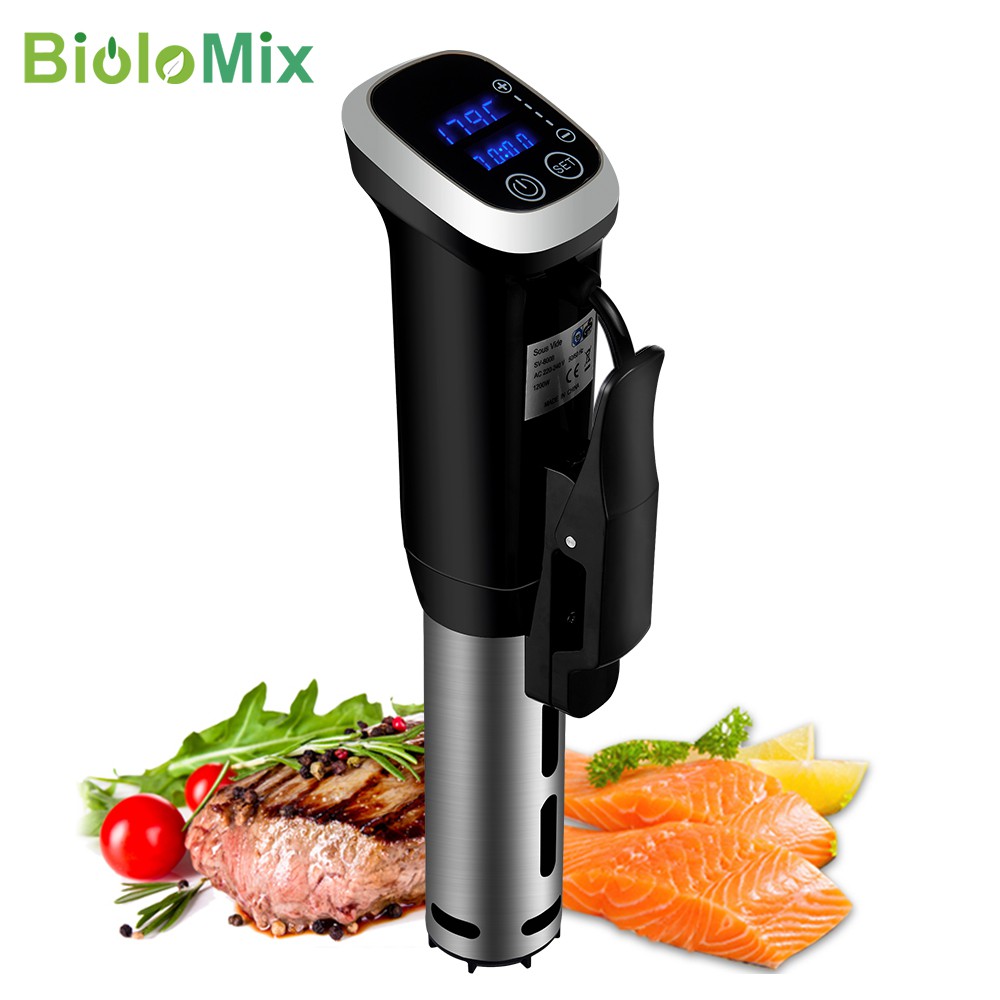 BioloMix 2.55 Generation IPX7 Waterproof Vacuum Sous Vide Cooker Immersion Circulator Meat Cooking LED Digital Display