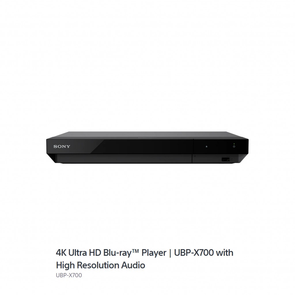 SONY UBP-X700 UBPX700 HDR 4K UHD NETWORK BLU-RAY PLAYER SONY M’SIA ...