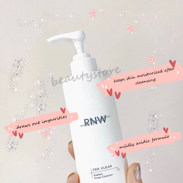 rnw der clear bubble deep cleanser