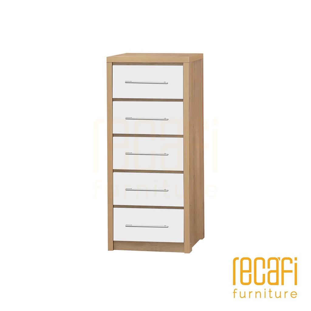 Recafi Furniture Hertz Modern / Chest of 5 Drawers / Chest Drawer