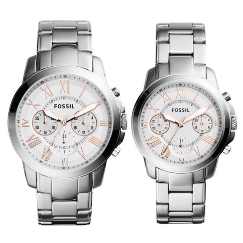 fossil watch pair
