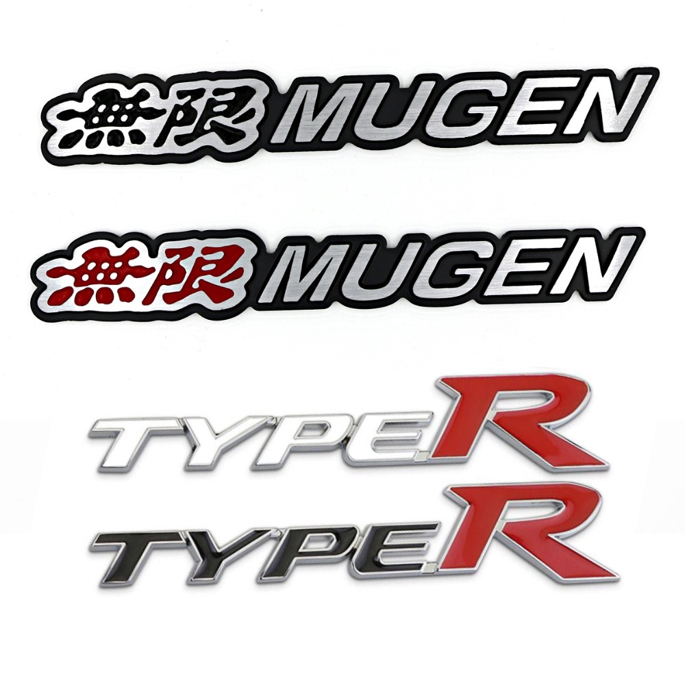 Nexus Car Honda Civic City Type R Mugen 3D Car Badge Emblem Logo 