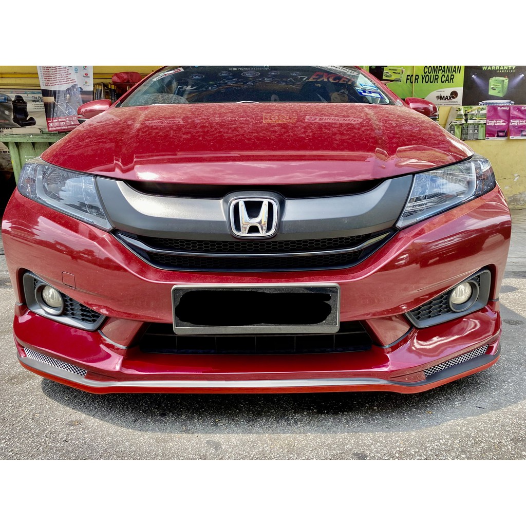 Honda City Gm6 14 15 16 Mugen Rr Body Kit Bodykit Front Side Rear Skirt Led Lip Shopee Malaysia