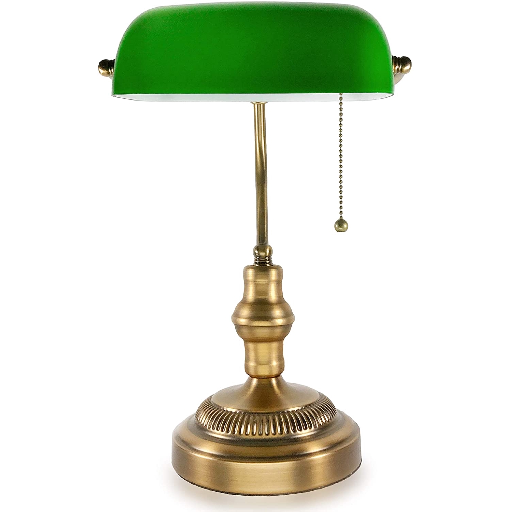 green desk lamps