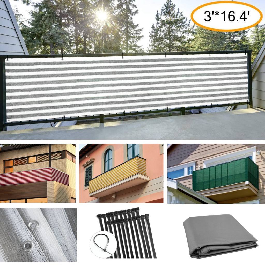 SUNNI 3ft x16.4ft Fence Privacy Screen Mesh, 88 Blockage , Baby&Pet