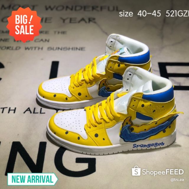 spongebob squarepants jordans