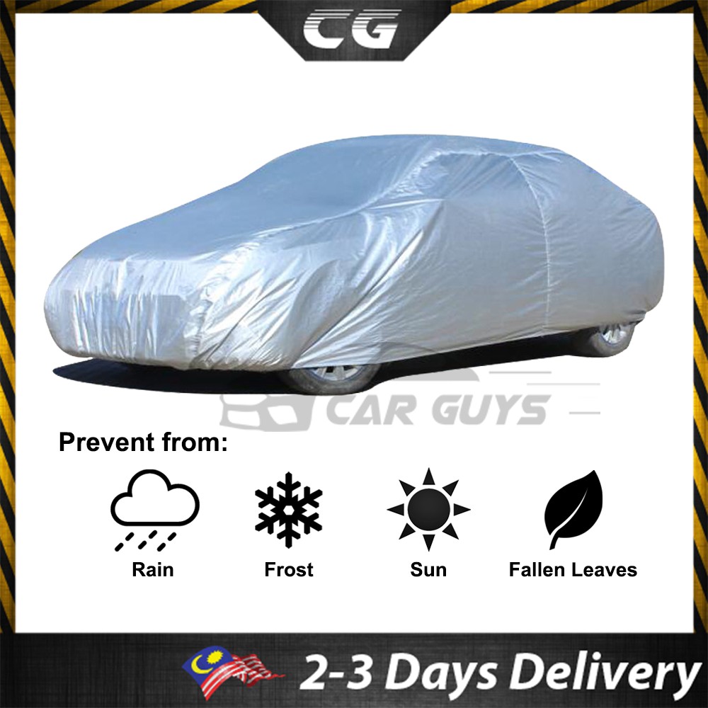 CarGuys PEVA Car Body Cover Protection Resistant Waterproof Rain Dust ...