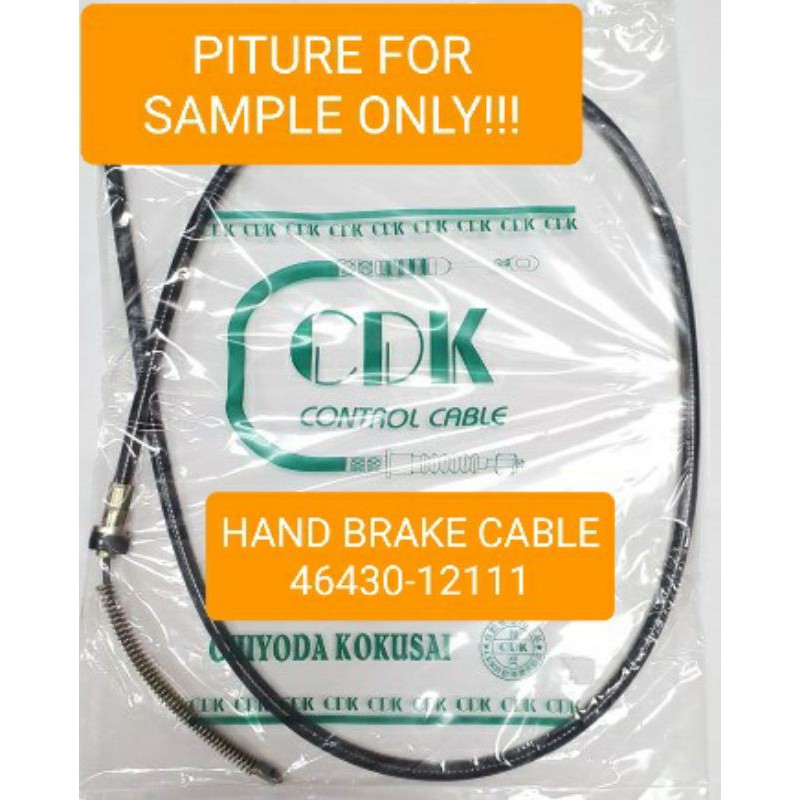 (CDK)REAR COROLLA KE70,AE70 LH/RH HAND BRAKE CABLE 46420-12211/46430 ...