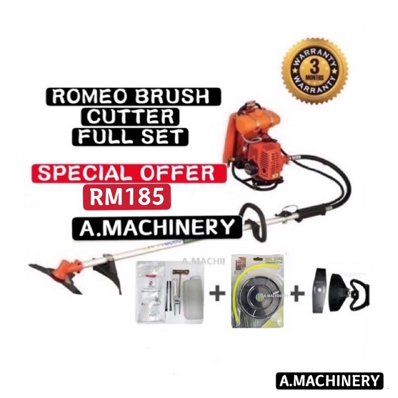 Brush Cutter Romeo Bg328 Backpack Brush cutter / Mesin Potong Rumput BG328 Special Price