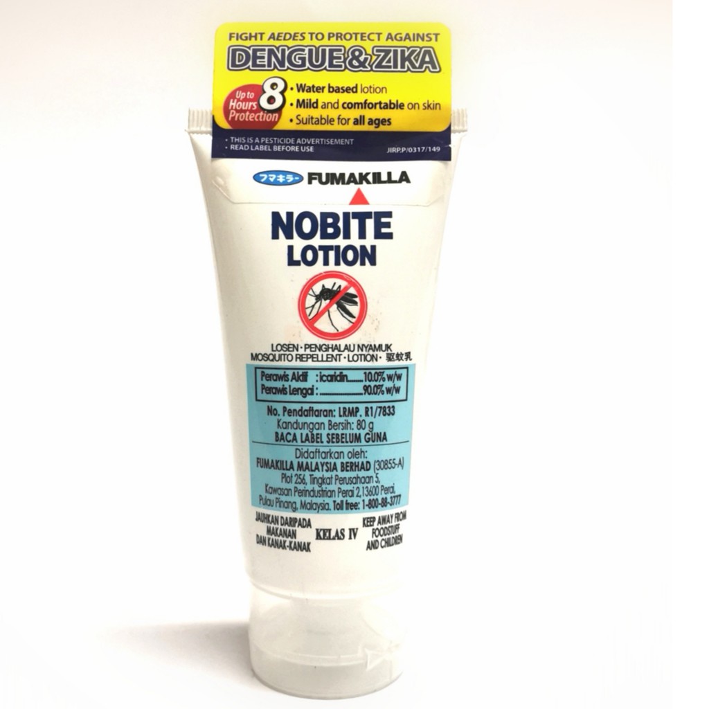 Fumakilla Nobite Mosquito Repellent Lotion 80g | Shopee Malaysia