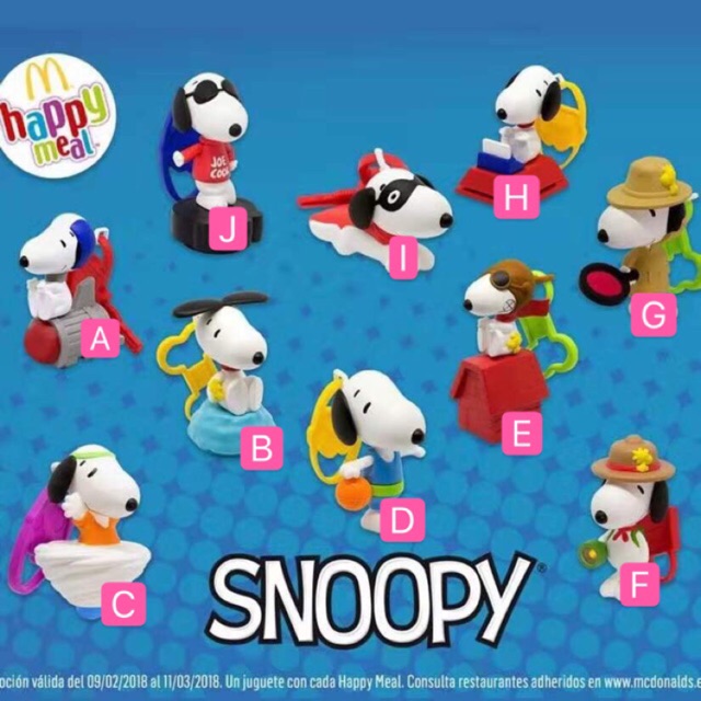 snoopy mcdonalds toys 2019