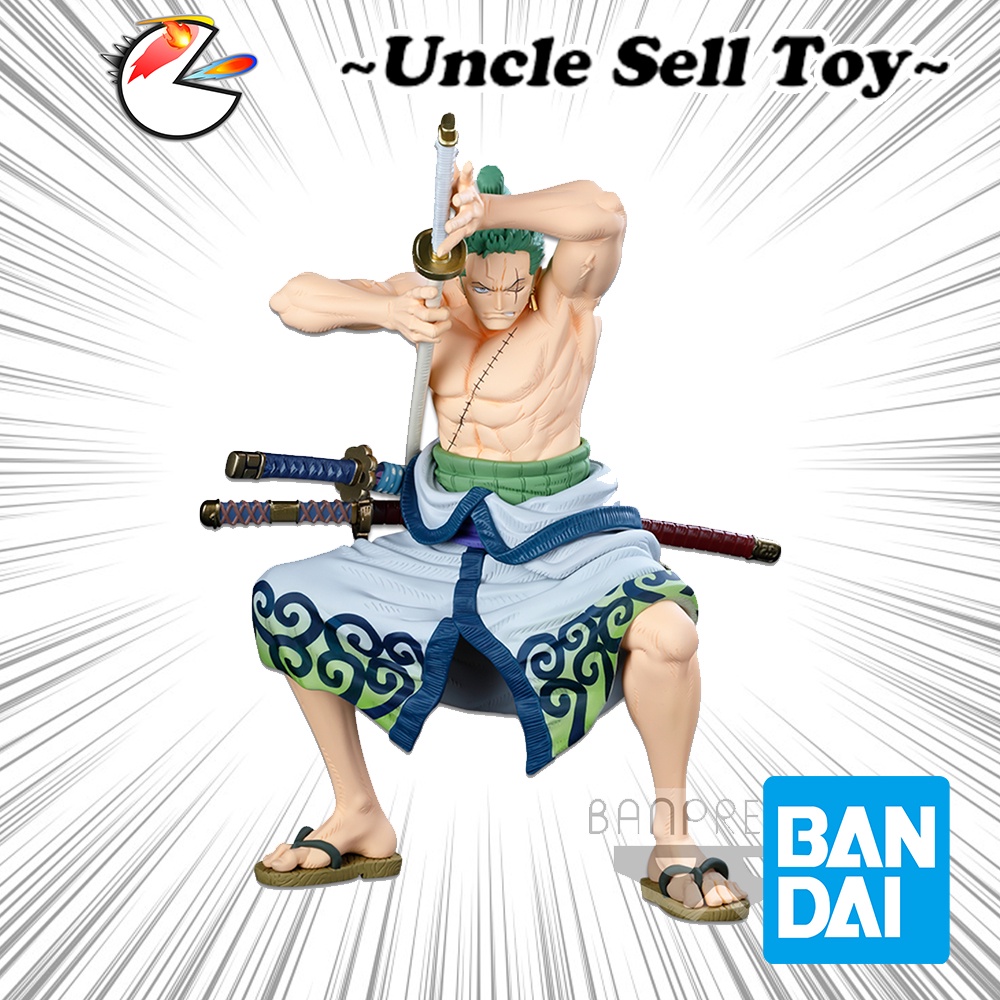 [Ready Stock] Bandai Banpresto Zoro Figure | ONE PIECE BANPRESTO WORLD ...