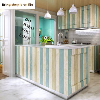 Retro style Wallpaper self adhesive PVC Waterproof  home 