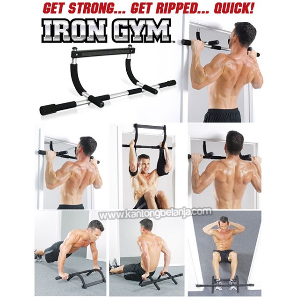 Iron Gym Upper Body Workout Door Pull Up Bar Gym Fitness Yoga