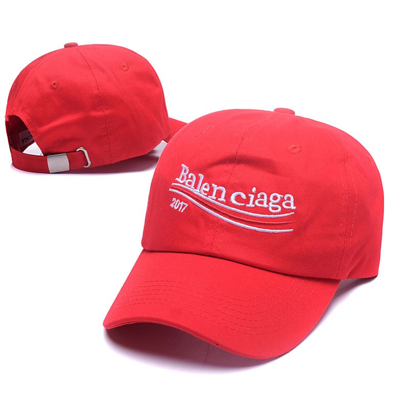 balenciaga red hat